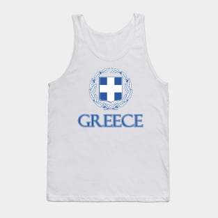 Greece  - Coat of Arms Design Tank Top